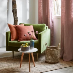 Table D'appoint LARA Bois Et Blanc De Carrare -Décoration & meubles pour la maison table d appoint LARA 006244 W ND 2