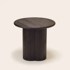 Table D'appoint MYRIA Teck Recyclé Noir -Décoration & meubles pour la maison table d appoint MYRIA 008920 G10 4