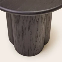 Table D'appoint MYRIA Teck Recyclé Noir -Décoration & meubles pour la maison table d appoint MYRIA 008920 G10 6