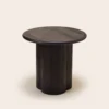 Table D'appoint MYRIA Teck Recyclé Noir