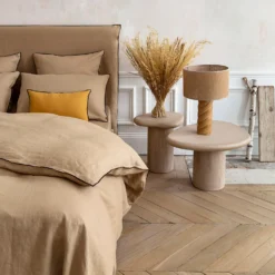 Table D'appoint MYRKO Beige Poudré -Décoration & meubles pour la maison table d appoint MYRKO 009025 N2 MM 1