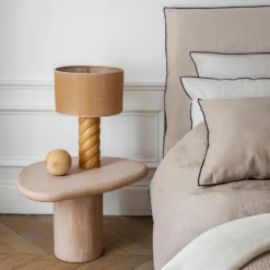 Table D'appoint MYRKO Beige Poudré -Décoration & meubles pour la maison table d appoint MYRKO 009025 N2 MM 2