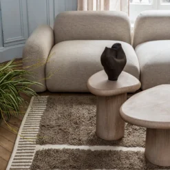 Table D'appoint MYRKO Beige Poudré -Décoration & meubles pour la maison table d appoint MYRKO 009025 N2 PM 2