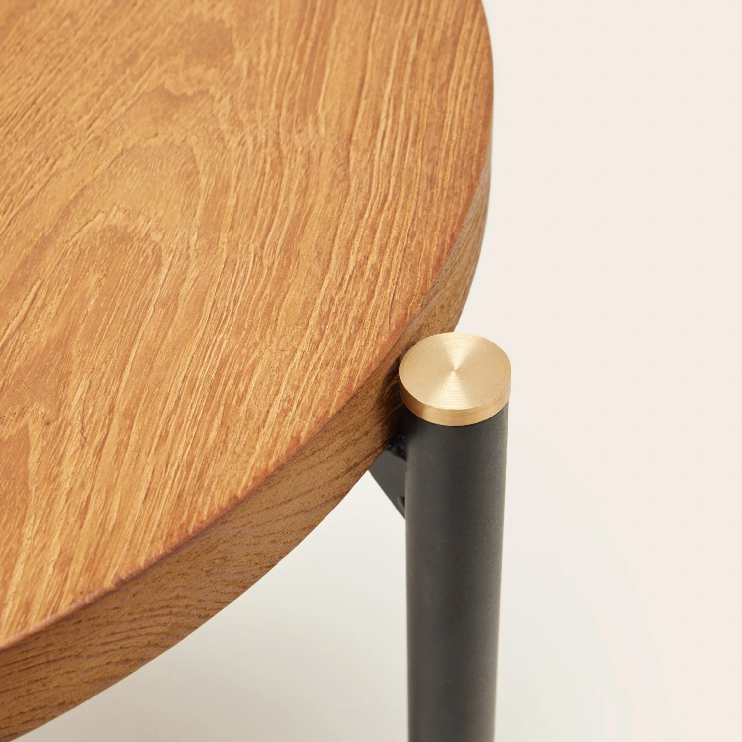 Table D'appoint THIMEA Teck Recyclé Et Noir 7 Table D'appoint THIMEA Teck Recyclé Et Noir – Image 7