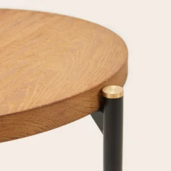 Table D'appoint THIMEA Teck Recyclé Et Noir 17 Table D'appoint THIMEA Teck Recyclé Et Noir -Décoration & meubles pour la maison table d appoint THIMEA 008858 MG 8