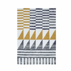 Tapis De Sol AKSEL Ardoise Et Ocre -Décoration & meubles pour la maison tapis de sol AKSEL 007134 GJ packshot