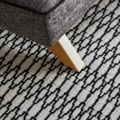 Tapis De Sol ELLIOT Ivoire Et Noir -Décoration & meubles pour la maison tapis de sol ELLIOT 007113 WG 2