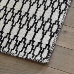 Tapis De Sol ELLIOT Ivoire Et Noir -Décoration & meubles pour la maison tapis de sol ELLIOT 007113 WG 3