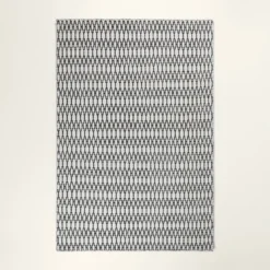 Tapis De Sol ELLIOT Ivoire Et Noir