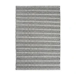 Tapis De Sol ELLIOT Ivoire Et Noir -Décoration & meubles pour la maison tapis de sol ELLIOT 007113 WG packshot