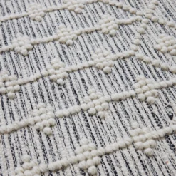 Tapis De Sol SOLVIG Ivoire Et Noir 11 Tapis De Sol SOLVIG Ivoire Et Noir -Décoration & meubles pour la maison tapis de sol SOLVIG 008643 NG 7