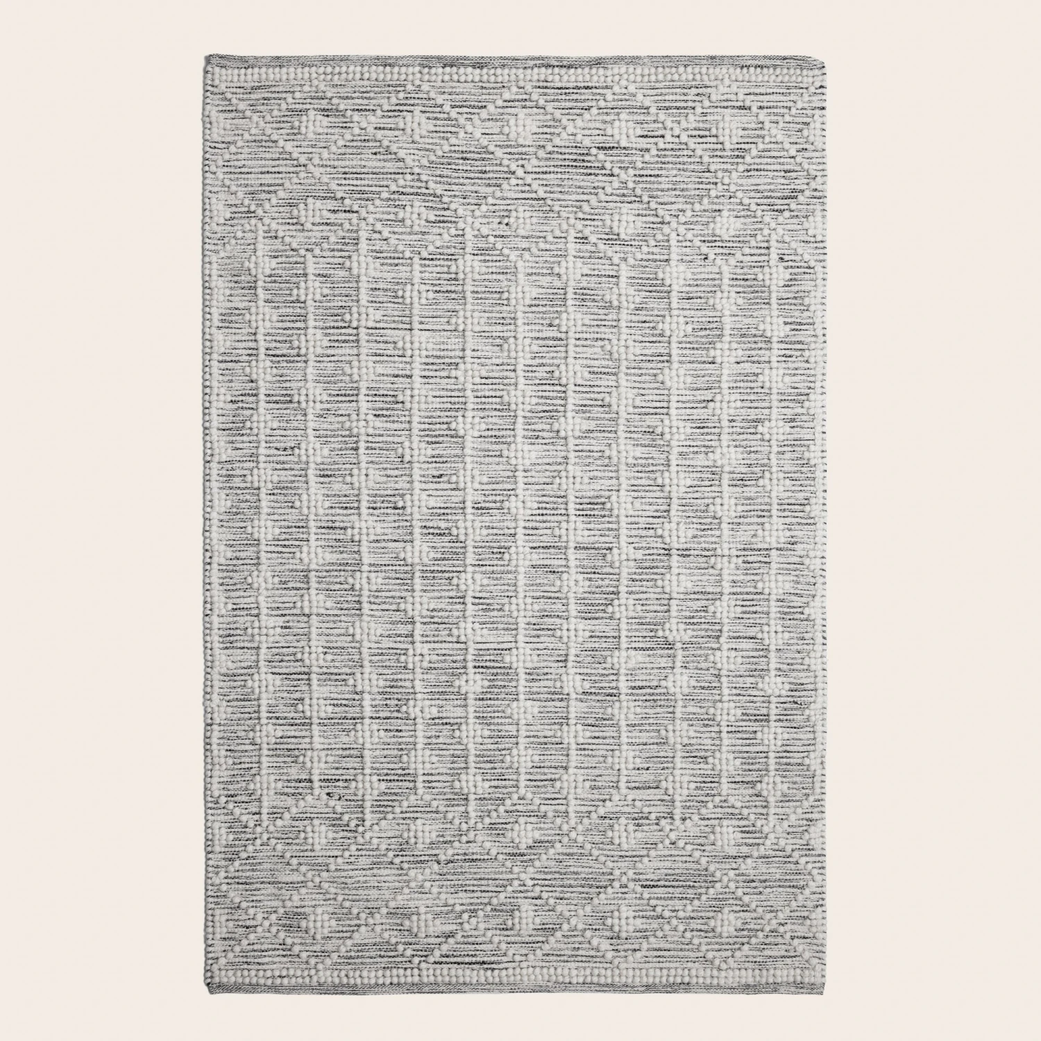 Tapis De Sol SOLVIG Ivoire Et Noir 1 Tapis De Sol SOLVIG Ivoire Et Noir