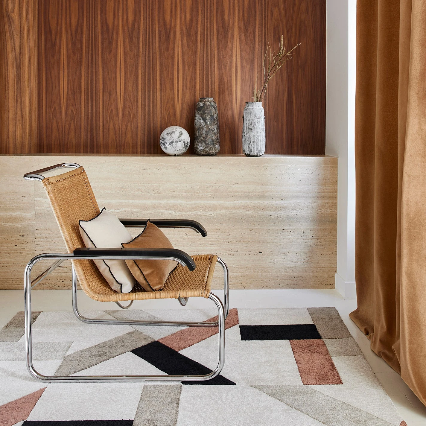 Tapis De Sol TRIAGO Naturel Et Noir 3 Tapis De Sol TRIAGO Naturel Et Noir – Image 3