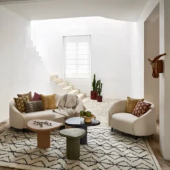 Tapis De Sol YDIR Ivoire Et Noir -Décoration & meubles pour la maison tapis de sol YDIR 008144 N12 T2L3 1