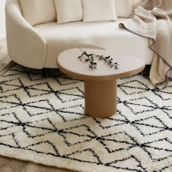 Tapis De Sol YDIR Ivoire Et Noir -Décoration & meubles pour la maison tapis de sol YDIR 008144 N12 T2L3 2