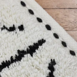 Tapis De Sol YDIR Ivoire Et Noir -Décoration & meubles pour la maison tapis de sol YDIR 008144 N12 T2L3 3