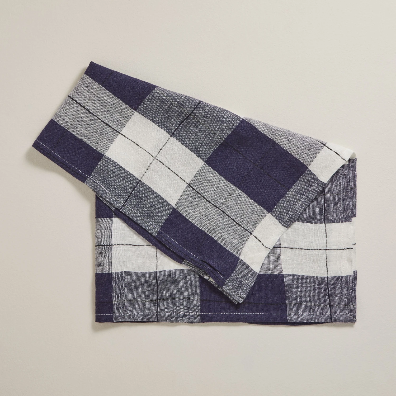 Torchon GREGORY Encre Et Blanc Cassé 5 Torchon GREGORY Encre Et Blanc Cassé – Image 5