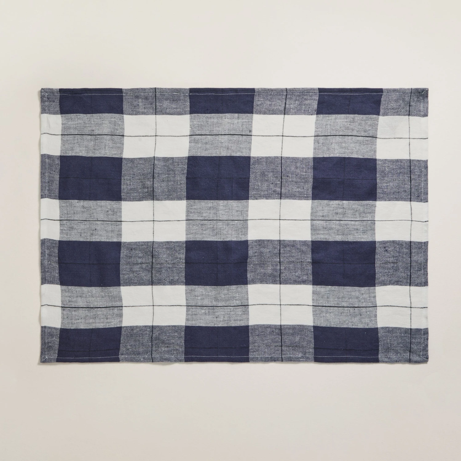 Torchon GREGORY Encre Et Blanc Cassé 6 Torchon GREGORY Encre Et Blanc Cassé – Image 6