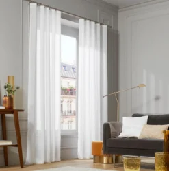 Voilage à Galon Fronceur MILOS Blanc