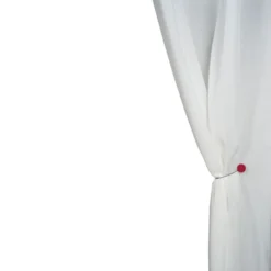 Voilage à Galon Fronceur THASOS Blanc -Décoration & meubles pour la maison voilage a galon fronceur THASOS 000493 W 5