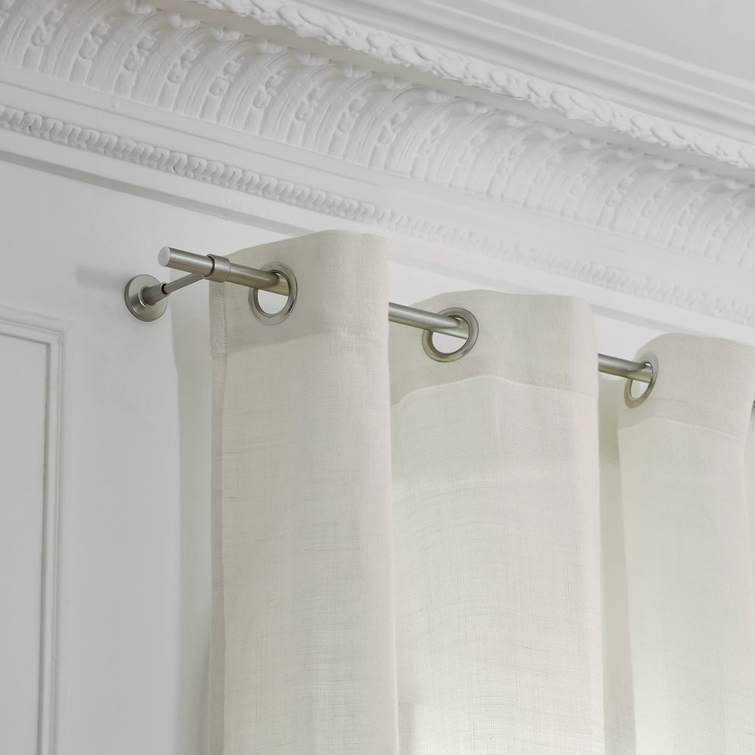 Voilage à Oeillets CORINTHE Ivoire 4 Voilage à Oeillets CORINTHE Ivoire – Image 4