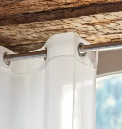 Voilage à Oeillets KEA Blanc Optique -Décoration & meubles pour la maison voilage a oeillets KEA 006956 W 2