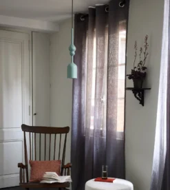 Voilage à Oeillets MILOS Zinc