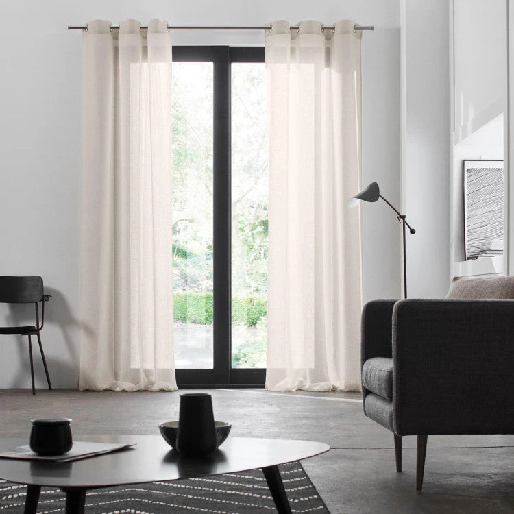 Voilage à Oeillets SHADOW Lin 3 Voilage à Oeillets SHADOW Lin – Image 3