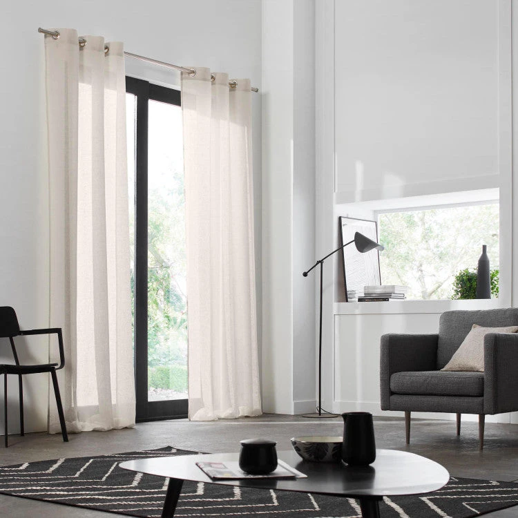 Voilage à Oeillets SHADOW Lin 2 Voilage à Oeillets SHADOW Lin – Image 2