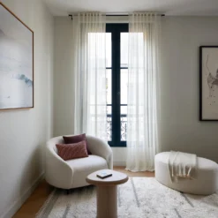 Voilage à Passants KEFALOS Ivoire 12 Voilage à Passants KEFALOS Ivoire -Décoration & meubles pour la maison voilage a passants KEFALOS 008779 W 2