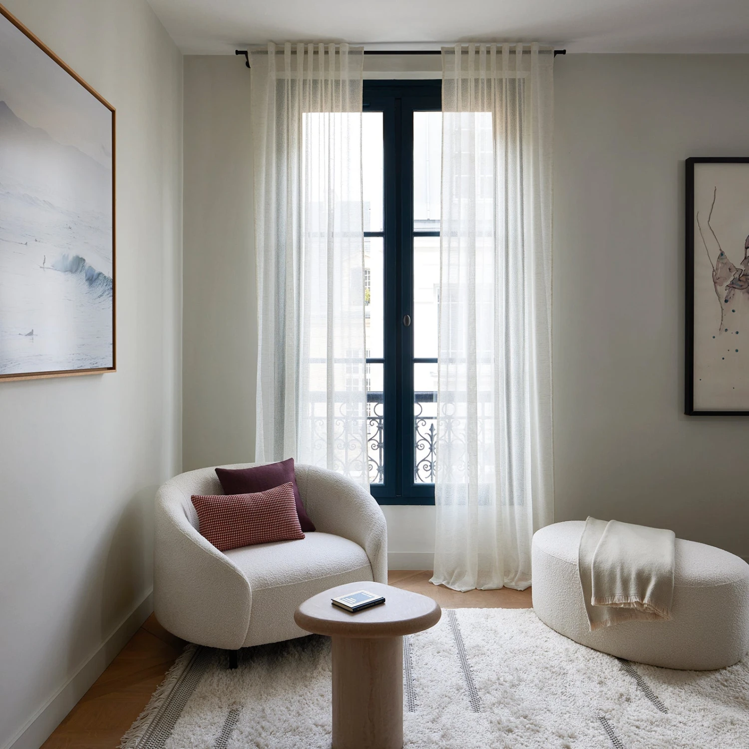 Voilage à Passants KEFALOS Ivoire 4 Voilage à Passants KEFALOS Ivoire – Image 4