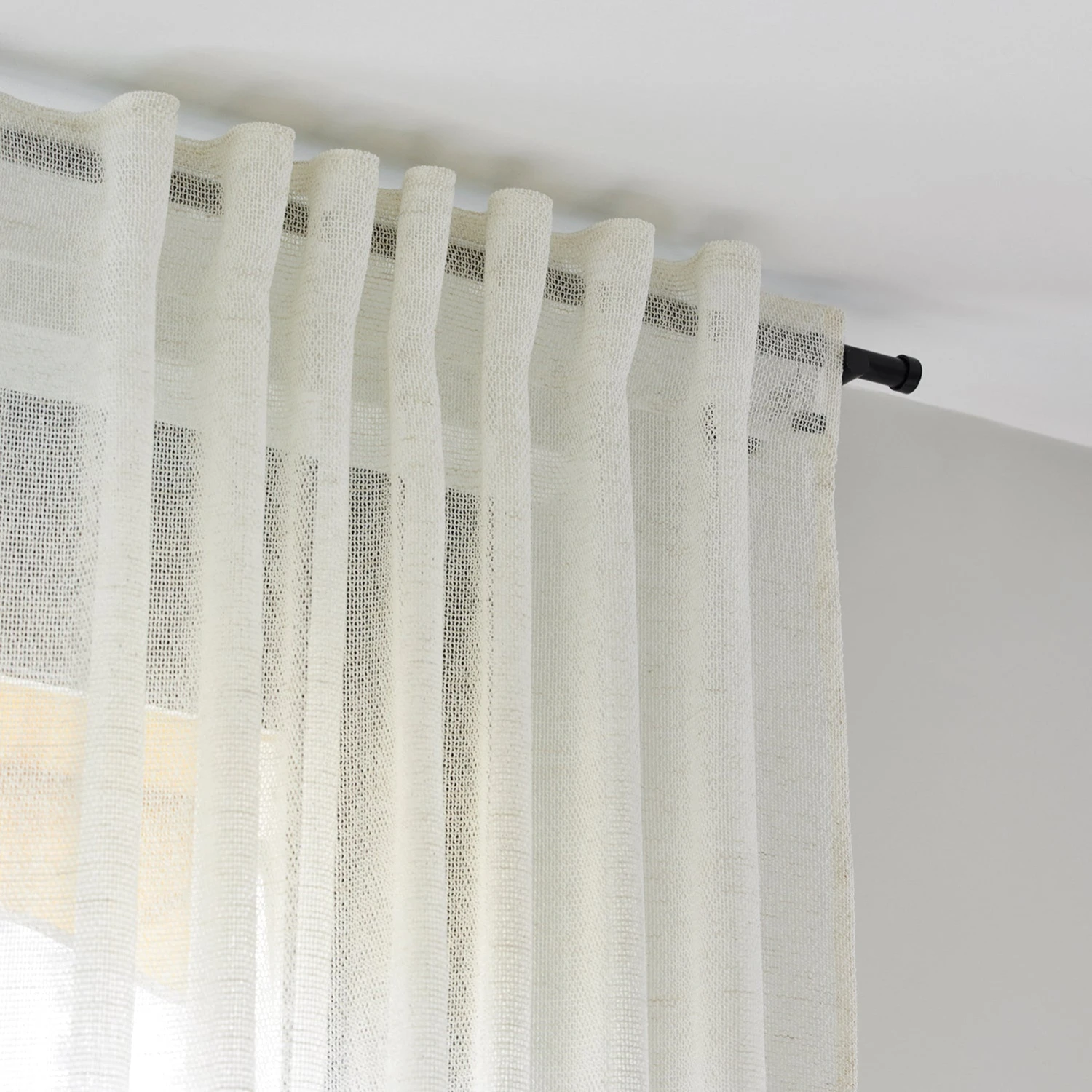 Voilage à Passants KEFALOS Ivoire 2 Voilage à Passants KEFALOS Ivoire – Image 2