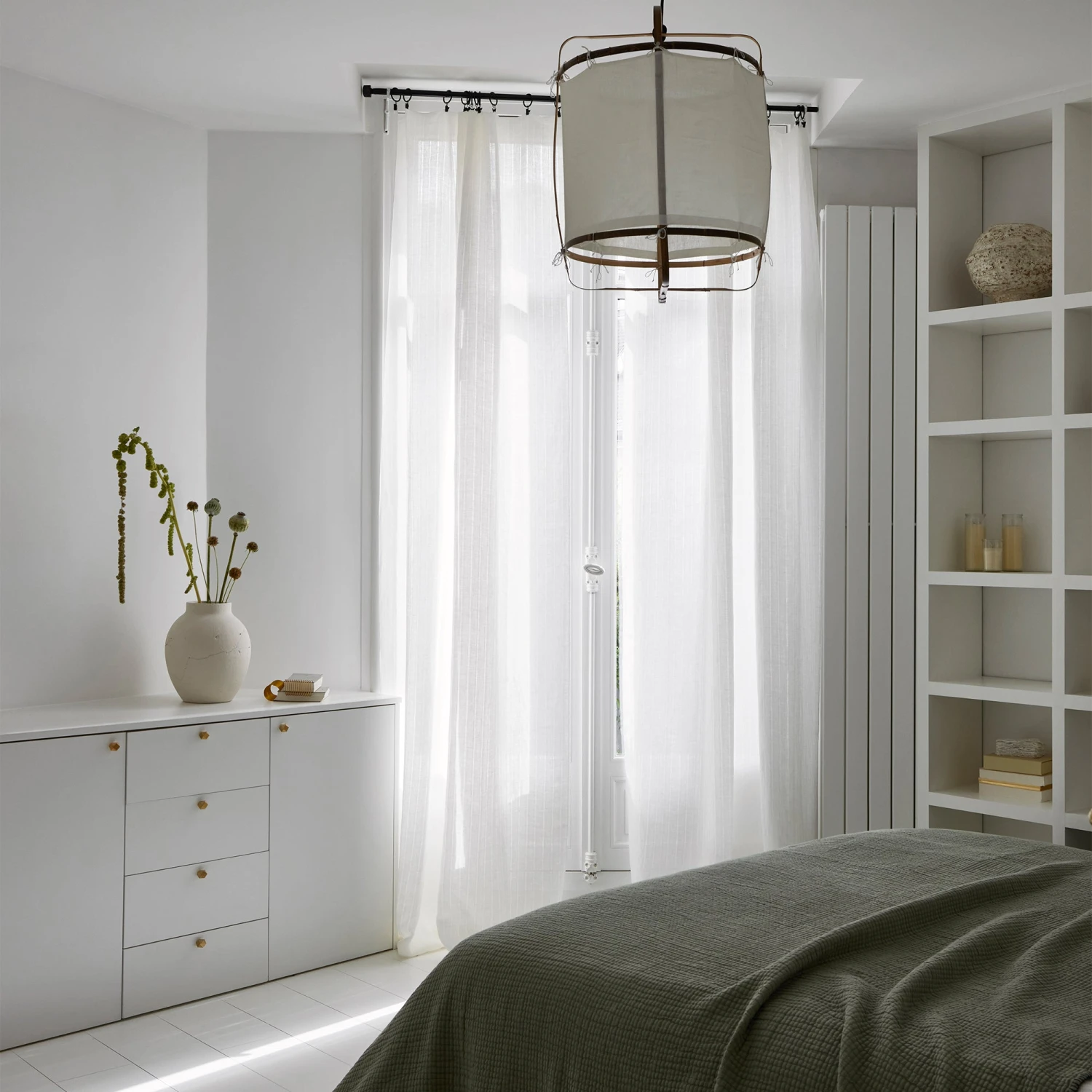 Voilage Panneau ALIKI Blanc Nature 3 Voilage Panneau ALIKI Blanc Nature – Image 3